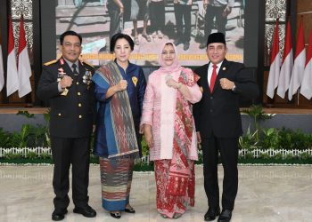 Hadiri Peringatan HUT ke-77 Bhayangkara,Edy Rahmayadi Berharap Polda SumutTerus Berikan yang Terbaik untuk Masyarakat