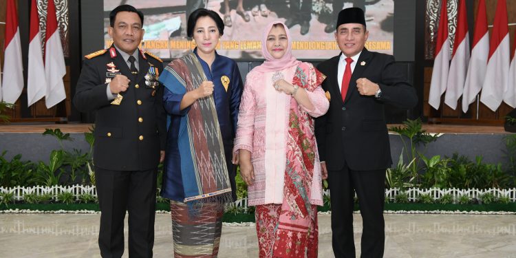 Hadiri Peringatan HUT ke-77 Bhayangkara,Edy Rahmayadi Berharap Polda SumutTerus Berikan yang Terbaik untuk Masyarakat