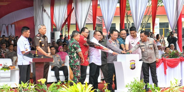 Kapolri Listyo Sigit Prabowo Resmikan RS Bhayangkara Medan