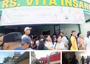 RS Vita Insani Dilalap Sijago Merah, Pasien Berhamburan Menyalamatkan Diri