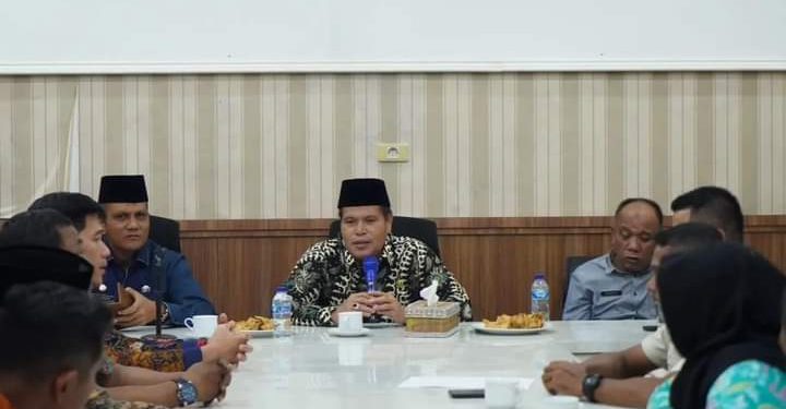 Wakil Bupati Labusel H.Ahmad Padli Tanjung Menghadiri Sertijab Camat dan Kabag Setdakab