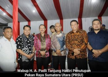 Wabup Labuhanbatu Selatan H.Ahmad Padli Tanjung S Ag Menghadiri Penutupan PRSU