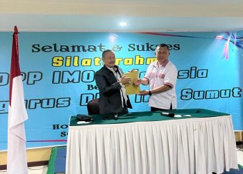 Sekjen DPP IMO Indonesia Silaturahmi Bersama DPW IMO Sumut Sekaligus Penyerahan Nama Calon Pengurus