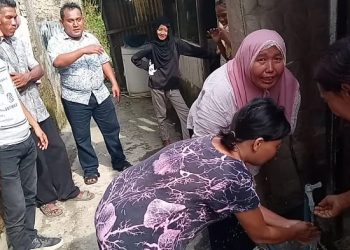 Bertahun – Tahun Tidak Dapat Air Bersih, Warga Eka Rukun Bawah Berterimakasih Kepada Bacaleg Partai Ummat