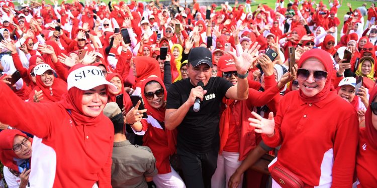 IPEMI Melaksanakan Senam Sehat Bersama Gubernur Sumut Edy Rahmayadi