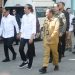 Jokowi dan Edy Rahmayadi Semobil Tinjau Harga Bahan Pokok dan Bagikan BLT di Pasar Binjai
