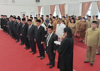 Wali Kota Pematang Siantar Melantik 54 Pejabat 12 Diantaranya Eselon II