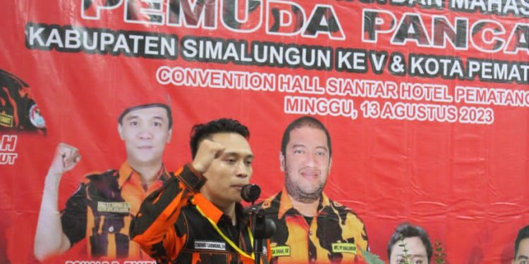 Swandi Sihombing Nahkodai SAPMA PP Simalungun Periode 2023-2025