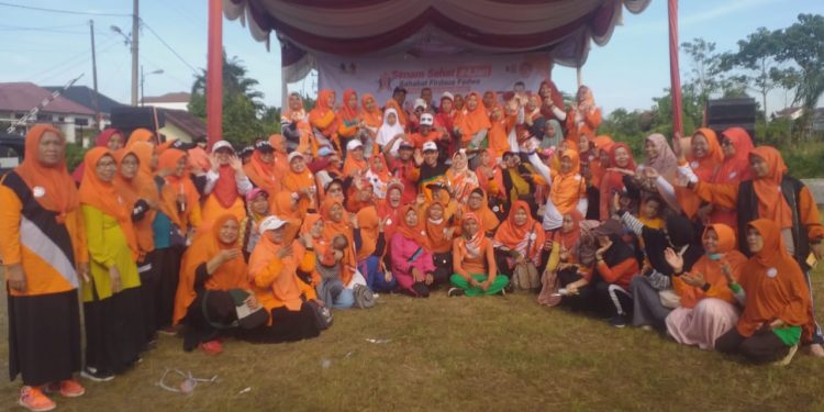 Dukung Firdaus Fadwa Wujudkan Sumut Sehat Dan Mandiri, Safir Bentuk Komunitas Senam Sehat 4 Jari