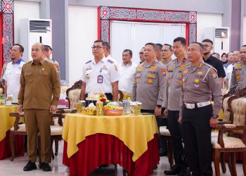 Hari Lalu lintas ke 68, Polda Sumut Beserta jajaran Menggelar Syukuran yang Dihadiri Kadispenda Sumut dan Kadishub Sumut di Aula Tribrata