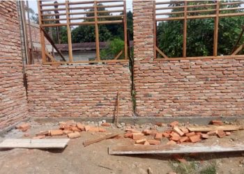 Proyek Pembangunan Dinas Pendidikan Diduga Asal Jadi