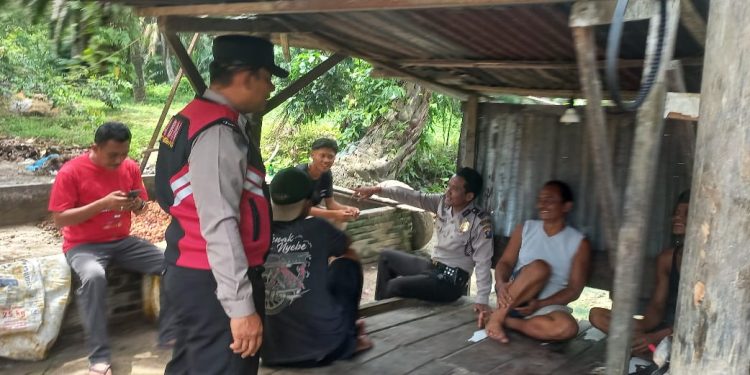 Sejak Diresmikan Posko KBN Desa Pekan Tolan Terus Tingkatkan Patroli Kamtibmas