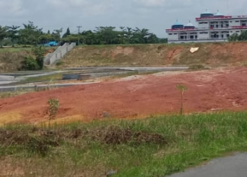 Pembangunan Taman Dikomplek Kantor Bupati Labusel Dipertanyakan