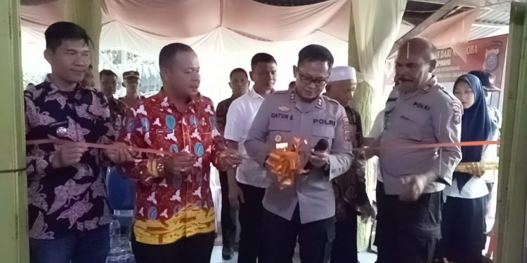Kapolres Labusel Kembali Resmikan Posko Kampung Bebas dari Narkoba