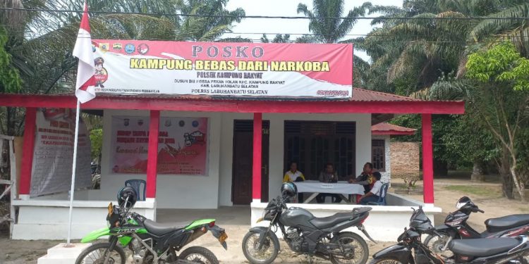 Personil Posko KBN Pekan Tolan Giat Lakukan Patroli Ke SPPBE PT.Bangko Bakti Kampung Rakyat