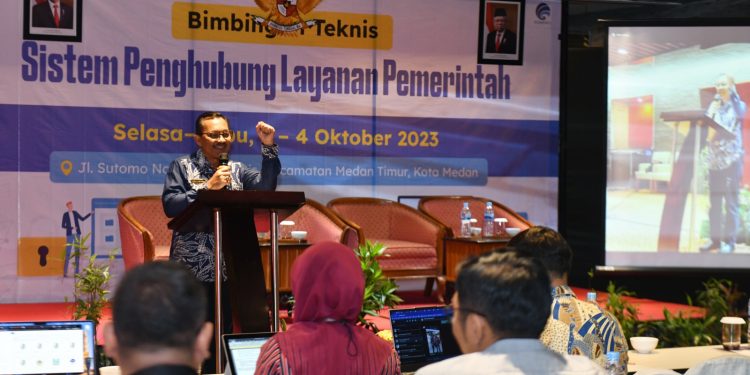 Ilyas Sitorus Ingatkan Pentingnya Standarisasi Aplikasi Layanan Pemerintah Satu Data Indonesia