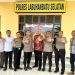 Kapolres Labusel Terima Kunjungan Silaturahmi BNNK Labura