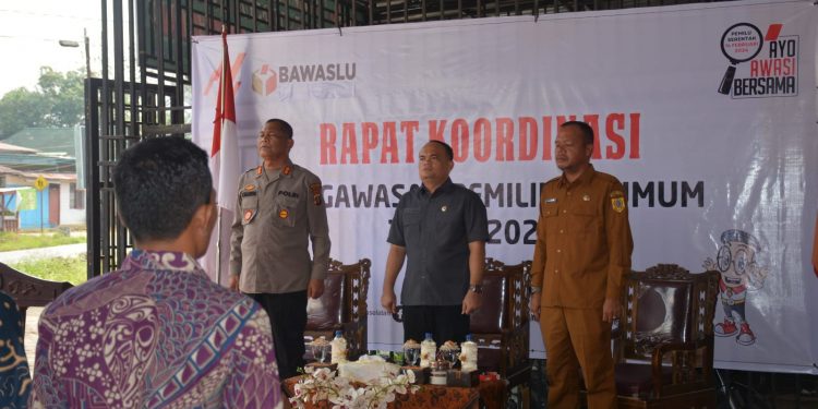 Kapolres Labusel Hadiri dan Ikuti Rapat Koordinasi Pengawasan Pemilu Tahun 2024