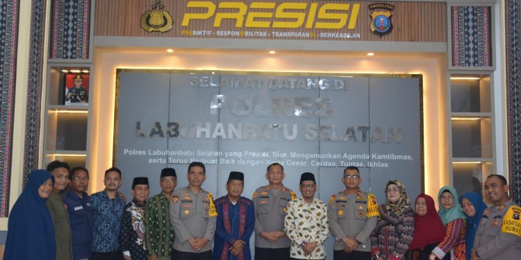 Kapolres Labusel Menerima Kunjungan Audensi PD Al Washliyah Labusel