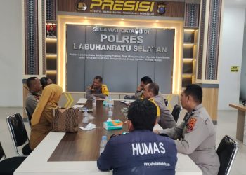 Kapolres Labusel Laksanakan Rakor Dengan Dinas Kesehatan Labusel Bahas Penurunan Angka Stunting