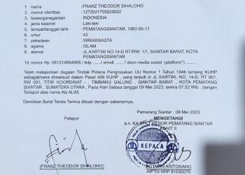 Pemilik CV Kartini Jaya Dilaporkan Ke Polisi Atas Dugaan Pengrusakan Mobil