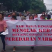 Emak-Emak di Bangsal Pematang Siantar Lakukan Aksi Demo, Protes Tempat Tinggalnya Dituding Sarang Peredaran Narkoba