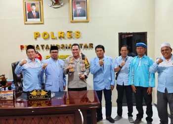 Kapolres Pematang Siantar Menerima Kunjungan Pengurus DPD BKPRMI Kota Pematang Siantar