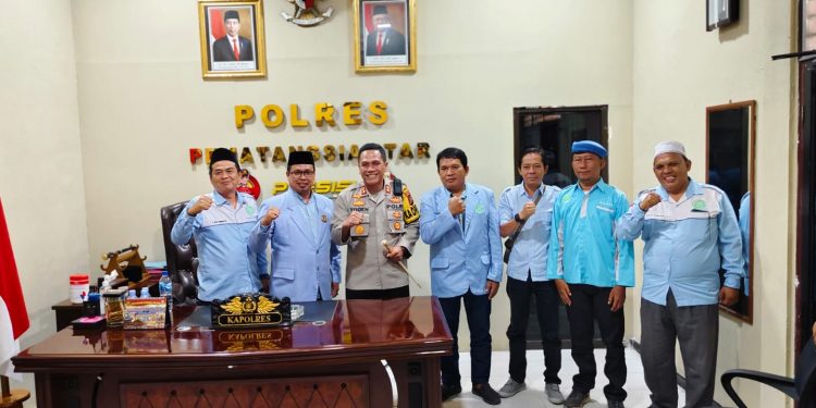 Kapolres Pematang Siantar Menerima Kunjungan Pengurus DPD BKPRMI Kota Pematang Siantar