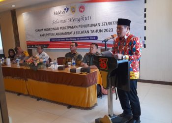 Wabup Labuhanbatu H.Ahmad Padli Selatan Buka Acara Forum Koordinasi Percepatan Penurunan Stunting 2023