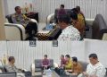 Kapolres Labusel Terima Kunjungan Silaturahmi Tokoh Agama Nasrani Labusel