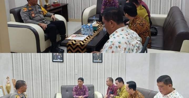 Kapolres Labusel Terima Kunjungan Silaturahmi Tokoh Agama Nasrani Labusel
