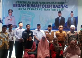 BAZNAS Kota Pematang Siantar Kembali Gelar Peresmian Dan Penyerahan Kunci Bedah Rumah Tahun 2023