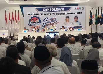 Gelar Konsolidasi Pemenangan, Koalisi TKD AMIN Sumut Siap Menang 1 Putaran