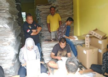 Polres Labusel Melakukan Pengecekan Logistik dan Segel Pemilu 2024