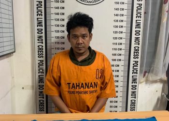 Polres Pematangsiantar,Tangkap Pengedar Sabu 4,90 Gram,Saat Melintas Di Jalan Patuan Anggi