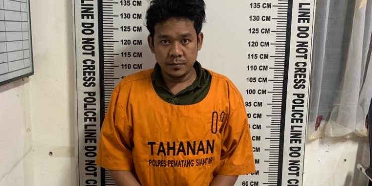 Polres Pematangsiantar,Tangkap Pengedar Sabu 4,90 Gram,Saat Melintas Di Jalan Patuan Anggi