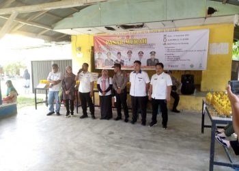 PTPN IV Regional I PKS Sisumut Mengadakan Pasar Murah Di Desa Air Merah