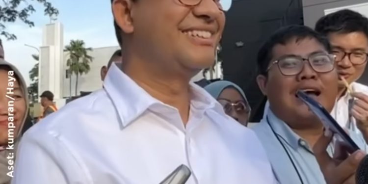 Ditanya Bakal Ke IKN Gak, Anies: Kita kan kampanye Ke Tempat Yang Ada Orang nya