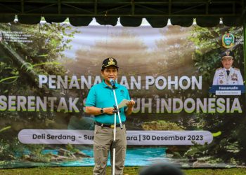 Perubahan Iklim Semakin Terasa, Pj Gubernur Sumut Ajak Masyarakat Galakkan Menanam Pohon