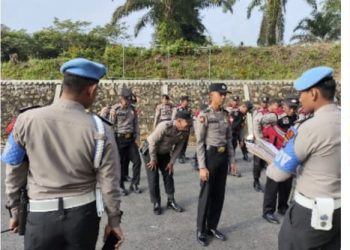 Operasi Gaktibplin di Polres Labusel, Propam Cek Sikap dan Kelengkapan Personel