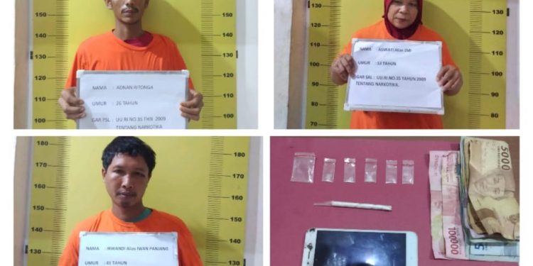 Satresnarkoba Polres Labusel Ringkus 5 Anggota Jaringan Narkoba