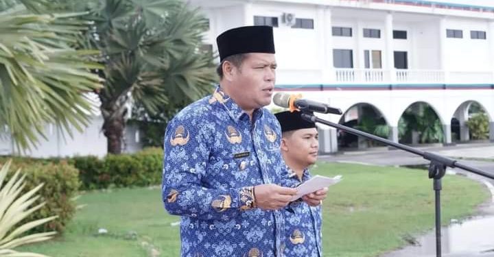 Bupati Labuhanbatu Selatan H.Edimin Hadiri Upara Hari Kesadaran Nasional