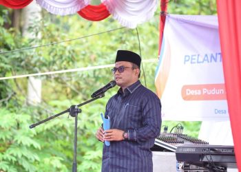 Pj Wali Kota Padangsidimpuan Hadiri Pelantikan Naposo Nauli Bulung Desa Pudun Jae