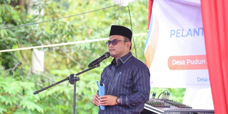 Pj Wali Kota Padangsidimpuan Hadiri Pelantikan Naposo Nauli Bulung Desa Pudun Jae