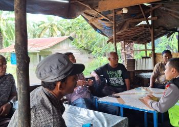 Polres Labusel Gelar Cooling System di Desa Ulu Mahuam Kecamatan Silangkitang