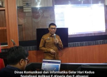Dinas Komunikasi dan Informatika Gelar Hari Kedua Sosialisasi Aplikasi E-Kinerja dan E-Absensi