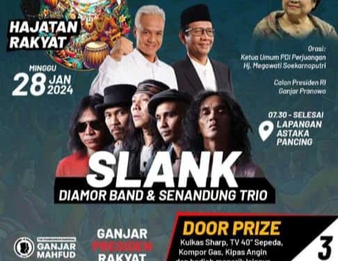 Hari Ini Ganjar Kampanye Akbar di Kota Medan, Ratusan Door Prize Di Persiapkan