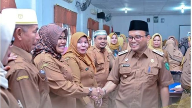 Pj Wali Kota Padangsidimpuan Buka Rapat Kebijakan Merdeka Belajar Dan Rapat Kerja Tahunan 2024