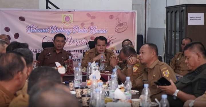 Wabup hadiri coffe morning : Jadikan Kegiatan Ini Sebagai Wadah Diskusi