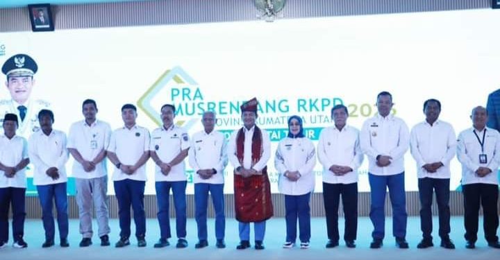 Bupati Labusel H. Edimin Sampaikan Beberapa Usulan Kepada PJ Gubsu